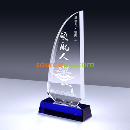 礼品订购水晶座广告