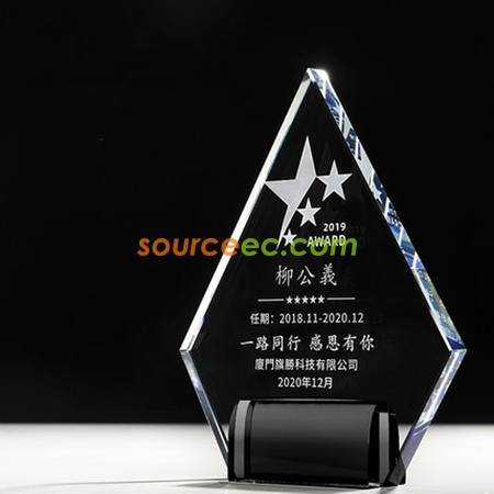 礼品订购水晶座广告
