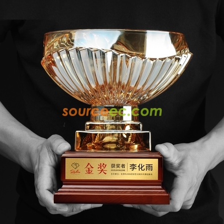 礼品订购水晶座广告