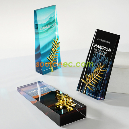 礼品订购水晶座广告