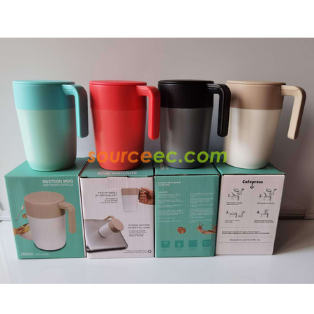 礼品订购滤网咖啡茶不倒杯广告