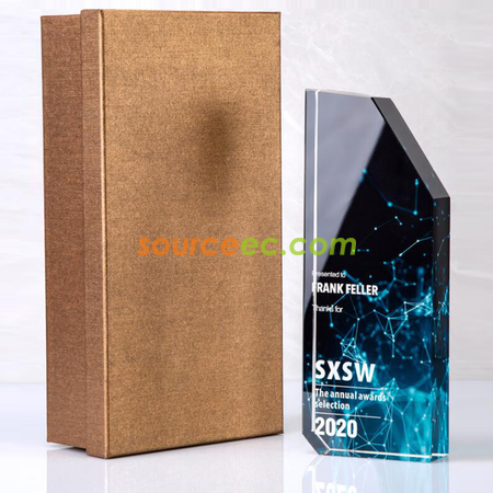 礼品订购Cube Symphony Crystal Trophy广告