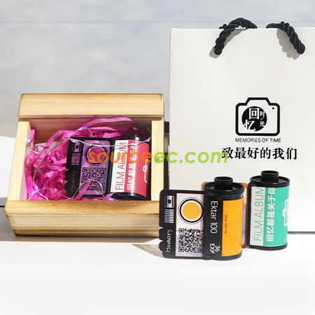 礼品订购定制胶卷相册广告