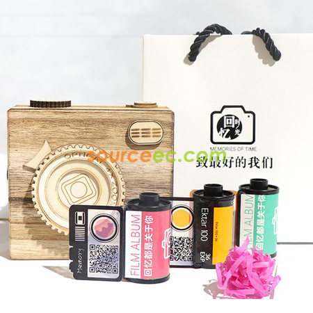 礼品订购定制胶卷相册广告