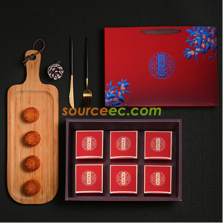 礼品订购定制月饼软盒广告