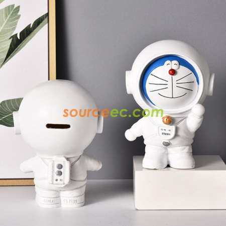 礼品订购太空人储钱罐广告