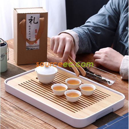 礼品订购便携茶具套装广告