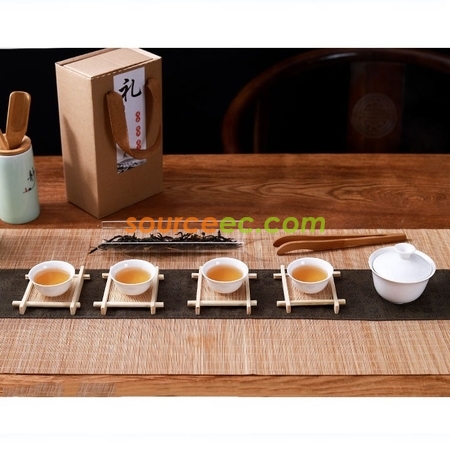 礼品订购便携茶具套装广告