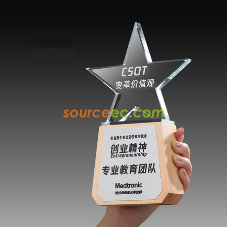 礼品订购水晶座广告