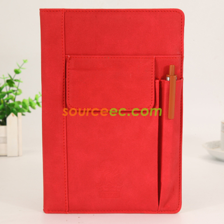 礼品订购PU口袋笔记本广告