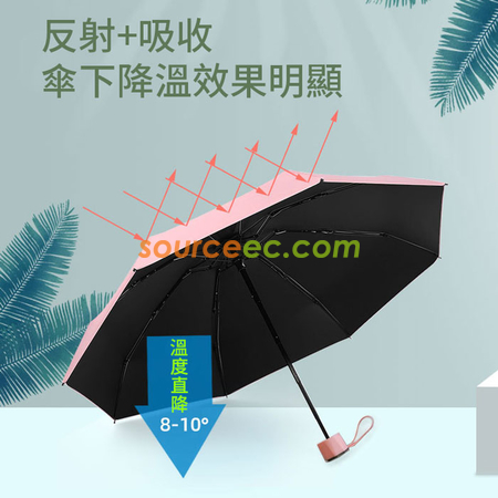 礼品订购五折叠雨伞广告