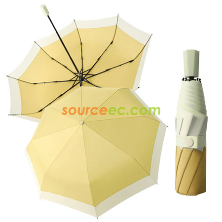 礼品订购小清新三折伞晴雨广告
