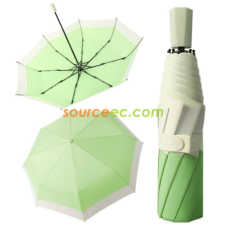 礼品订购小清新三折伞晴雨广告
