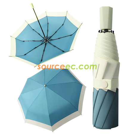 礼品订购小清新三折伞晴雨广告