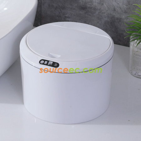 礼品订购感应自动开盖垃圾桶广告