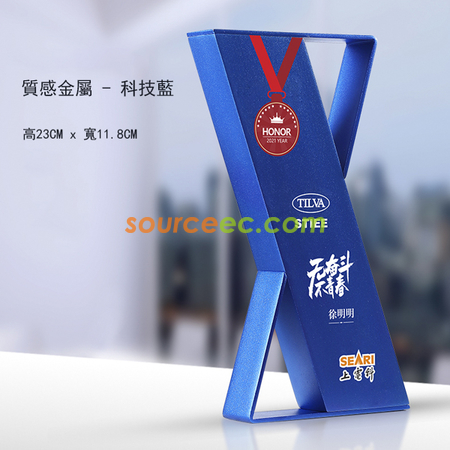 礼品订购金属水晶座广告