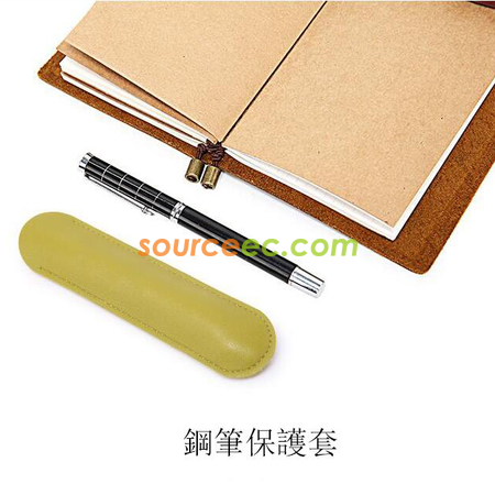 礼品订购皮质钢笔袋广告