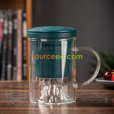 礼品订购玻璃茶杯广告