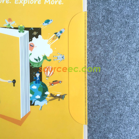 礼品订购A4卡扣文件夹广告