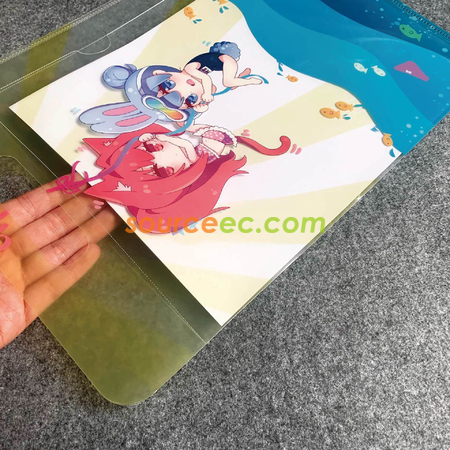 礼品订购可撕L型文件夹广告