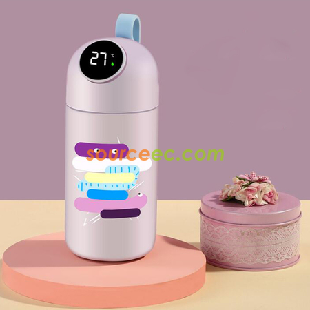 礼品订购智能温显保温杯广告
