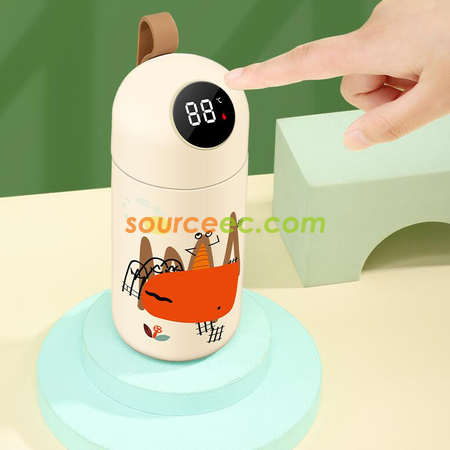 礼品订购智能温显保温杯广告