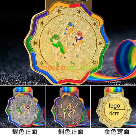 礼品订购溜冰金属奖牌广告