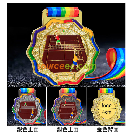礼品订购网球金属奖牌广告