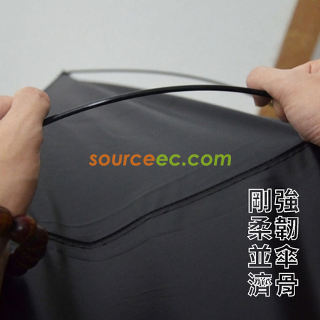 礼品订购复古实木长柄高尔夫伞广告