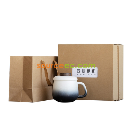 礼品订购泡茶陶瓷杯广告