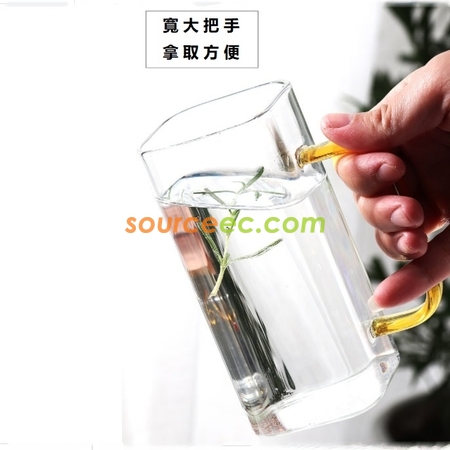 礼品订购方形耐热玻璃杯广告
