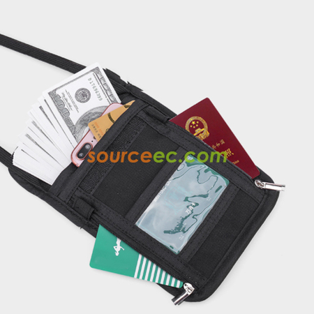 礼品订购RFID 便携斜挎收纳袋广告