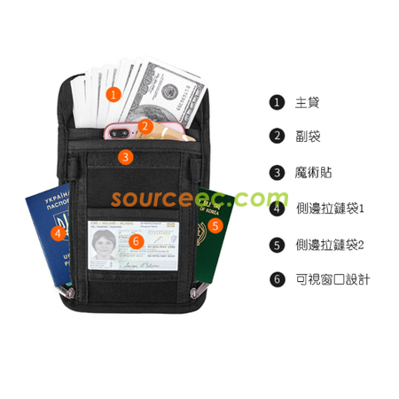 礼品订购RFID 便携斜挎收纳袋广告