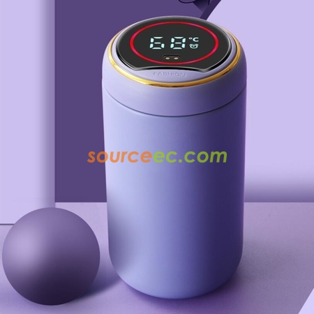 礼品订购磁吸式充电智能保温杯广告