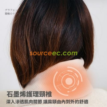 礼品订购石墨烯智能发热围巾广告