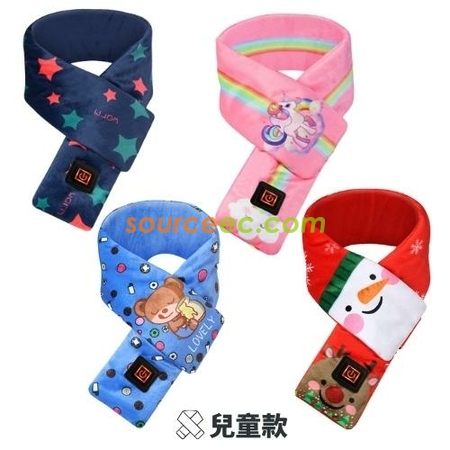 礼品订购石墨烯智能发热围巾广告