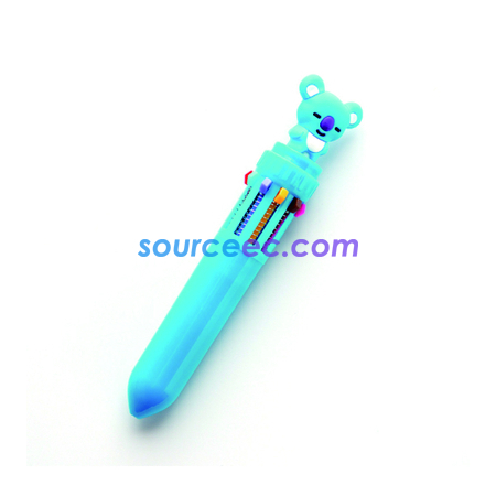 礼品订购卡通十色笔广告