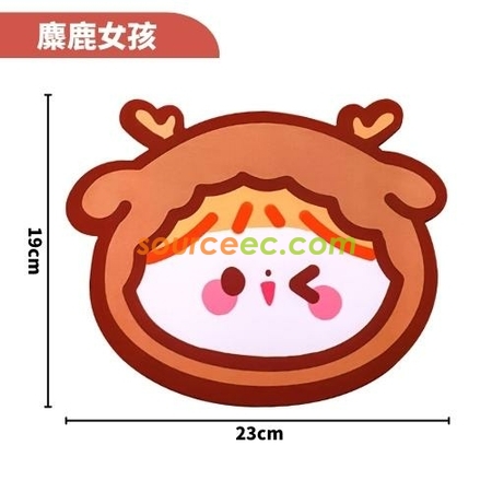 礼品订购卡通圣诞鼠标垫广告