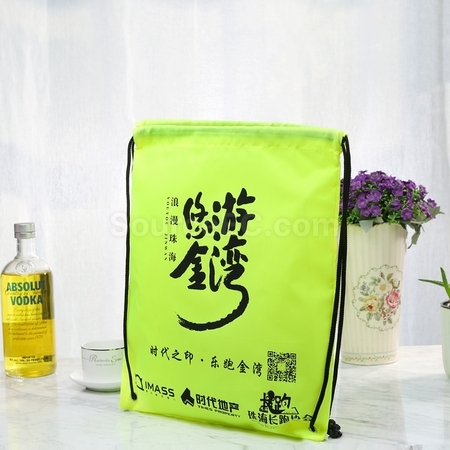 礼品订购索绳袋广告
