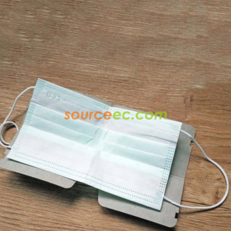 礼品订购牛皮纸口罩收纳夹广告