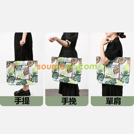 礼品订购折叠拉链购物袋广告