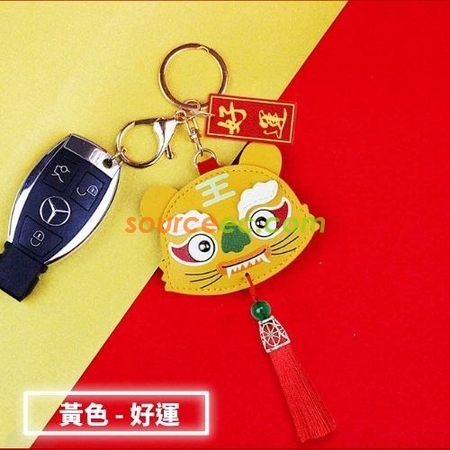 礼品订购创意福虎钥匙扣广告