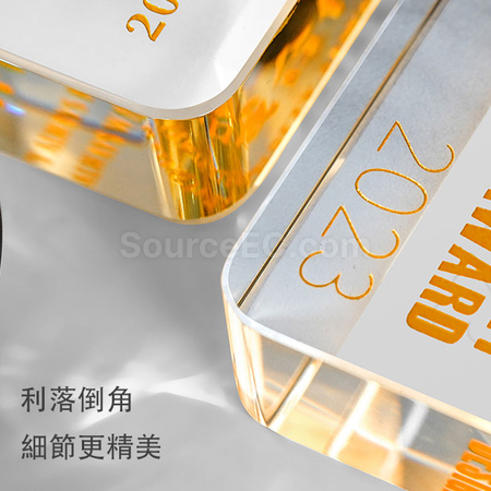 礼品订购水晶奖座广告