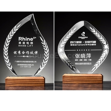 礼品订购水晶座广告