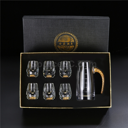 礼品订购水晶玻璃小酒杯广告