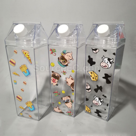礼品订购创意牛奶盒杯广告