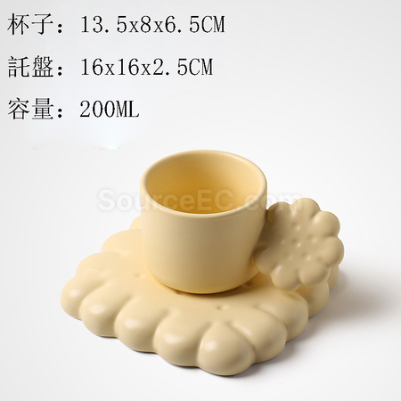 礼品订购创意饼干咖啡杯广告