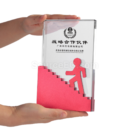 礼品订购步步高金属水晶座广告