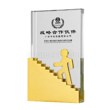礼品订购步步高金属水晶座广告