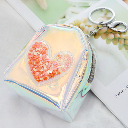 礼品订购匙扣零钱包广告